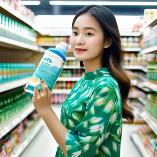 Home 16 그린워싱의 경제적 동기 분석 - **Prompt:** A young Vietnamese woman, dressed in a tasteful, modest floral dress, stands in a bright...