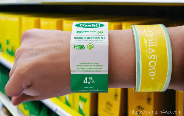 그린워싱과 기후 변화의 연관성 - **Prompt:** A close-up shot of a brightly colored, eco-friendly-looking product package on a superma...